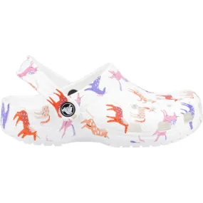 Crocs Classic Unicorn Print Kids Clog