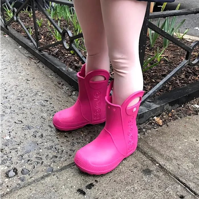 Crocs Kids - Handle It Rain Boot Candy Pink - Gumboots