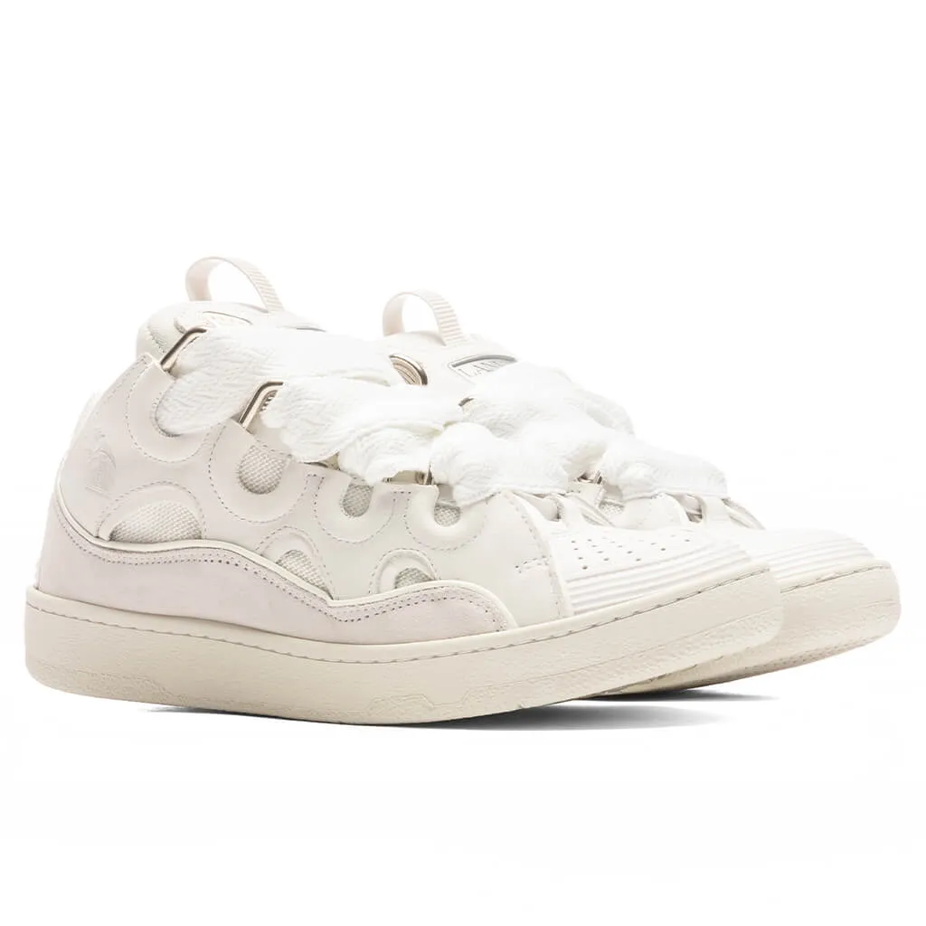 Curb Sneakers - White/White