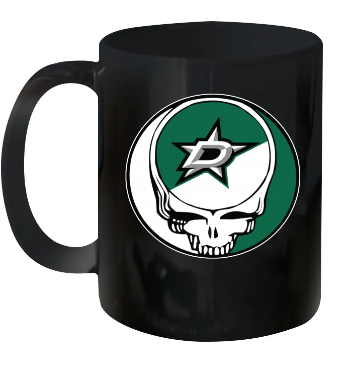 Dallas Stars Grateful Dead Steal Your Face Hockey NHL Ceramic Mug 11oz