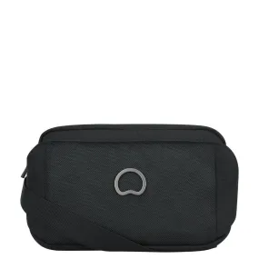 Delsey Picpus 1Cpt Shoulder/Bum Bag Black