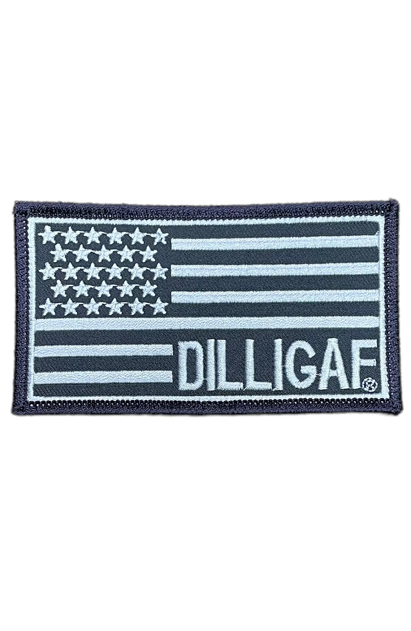 Dilligaf Flag Patch 4”x 2 1/4”