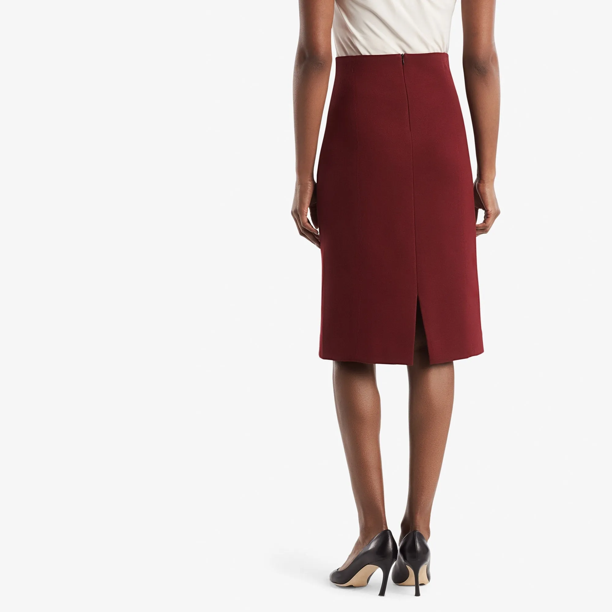 Dorchester Skirt - Textured Ponte :: Pinot