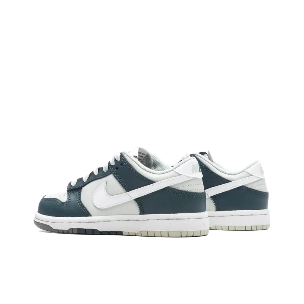 Dunk Low (PS) - Deep Jungle/White/Light Silver