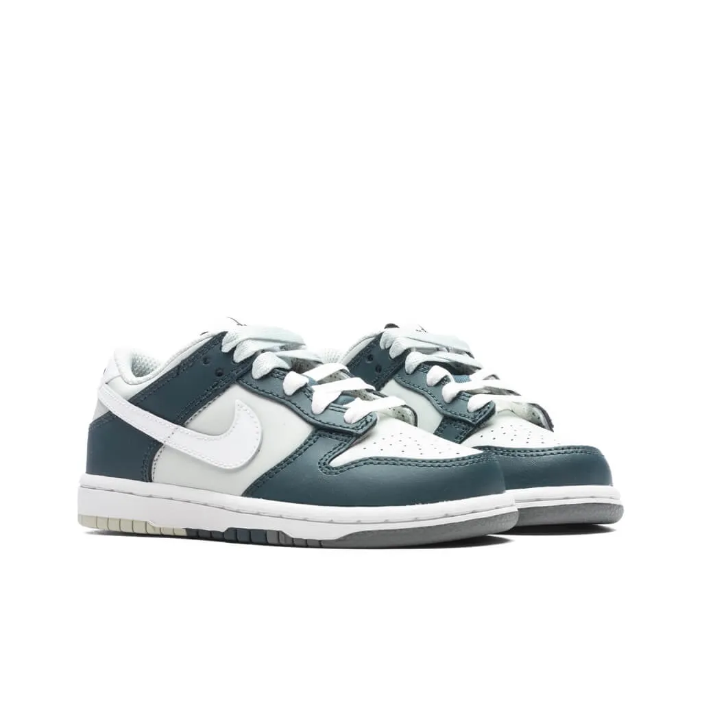 Dunk Low (PS) - Deep Jungle/White/Light Silver