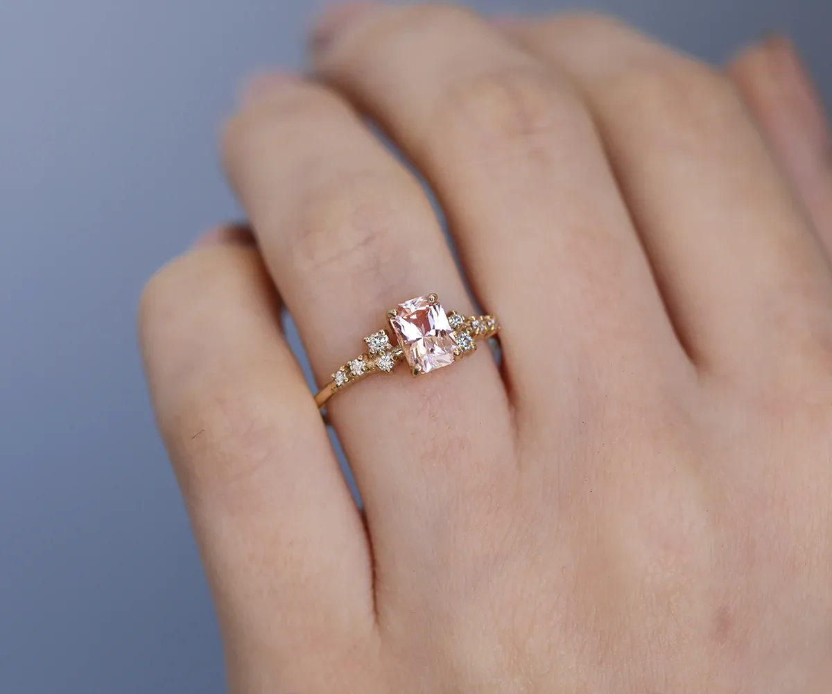 Elise II | morganite & diamonds