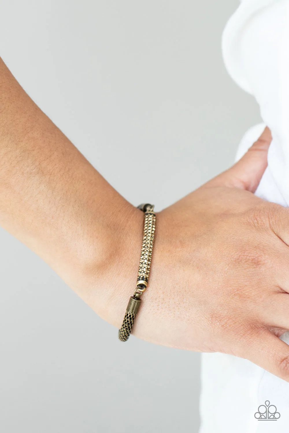 Fearlessly Unfiltered - Brass Bracelet