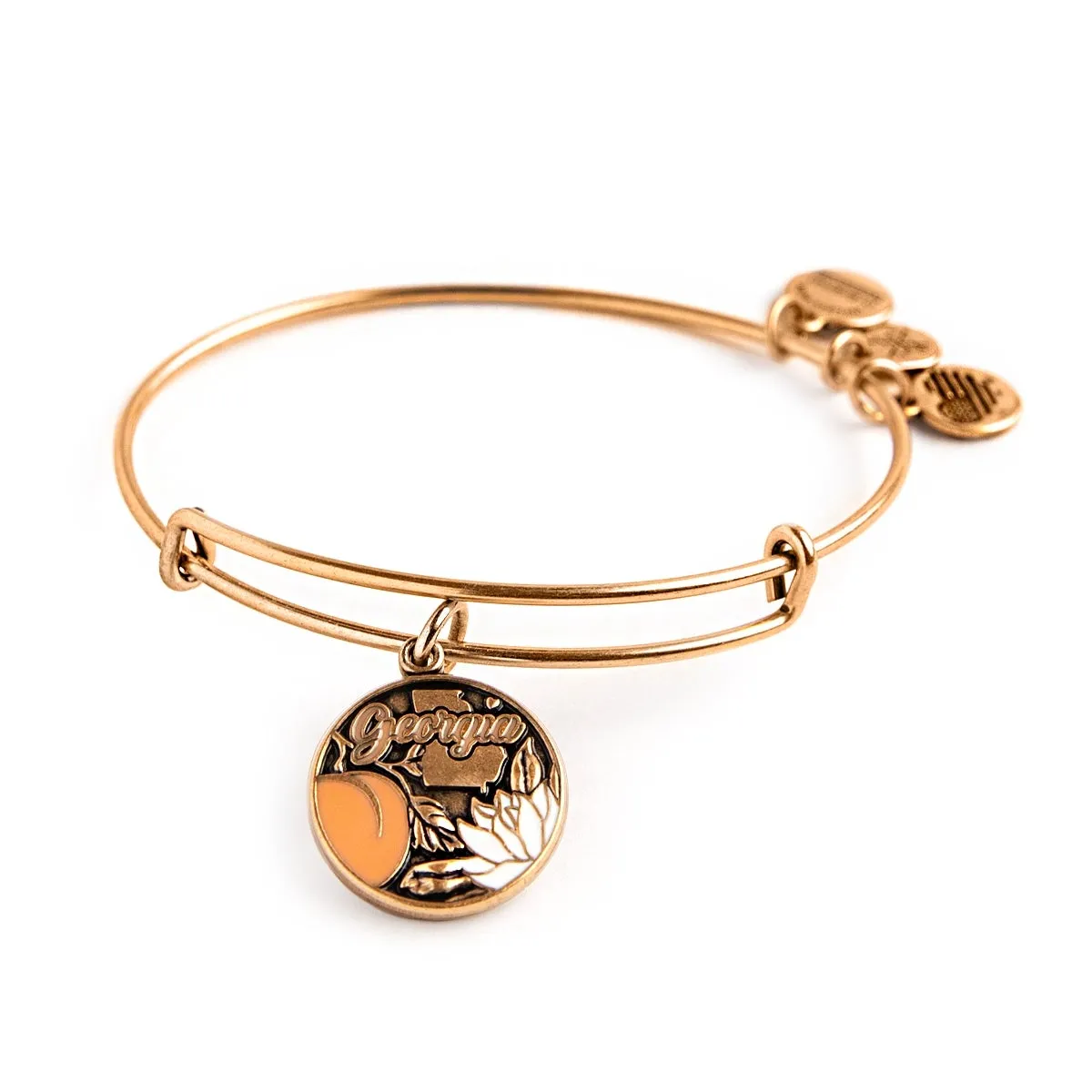 Georgia Peach Charm Bangle