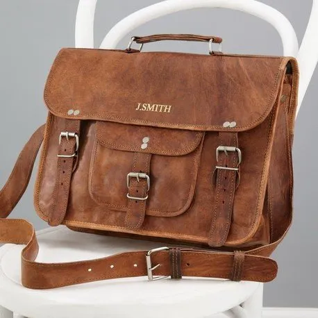 Grande Satchel with Front Pocket and Handle