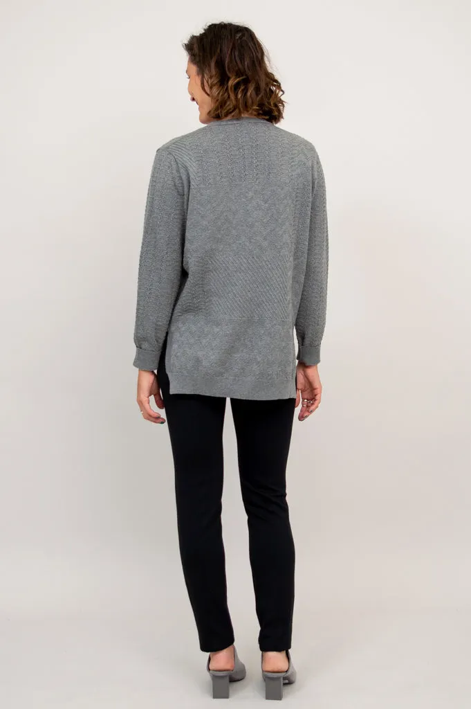 Greta Sweater,  Grey ,  Cotton