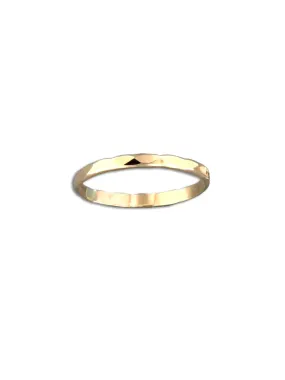 Hammered Gold Filled Band