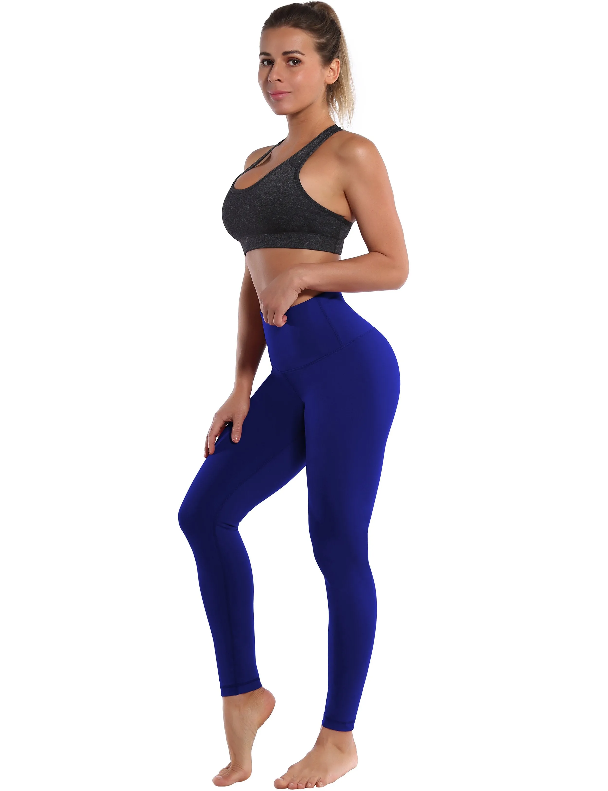 High Waist yogastudio Pants navy ins_yogastudio