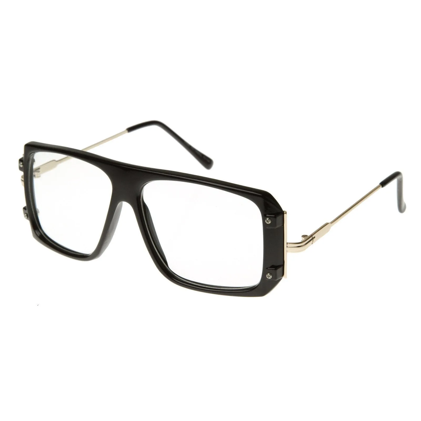 Hipster DJ European Square Clear Lens Glasses