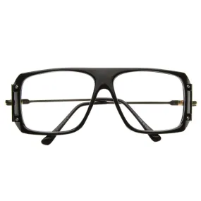 Hipster DJ European Square Clear Lens Glasses