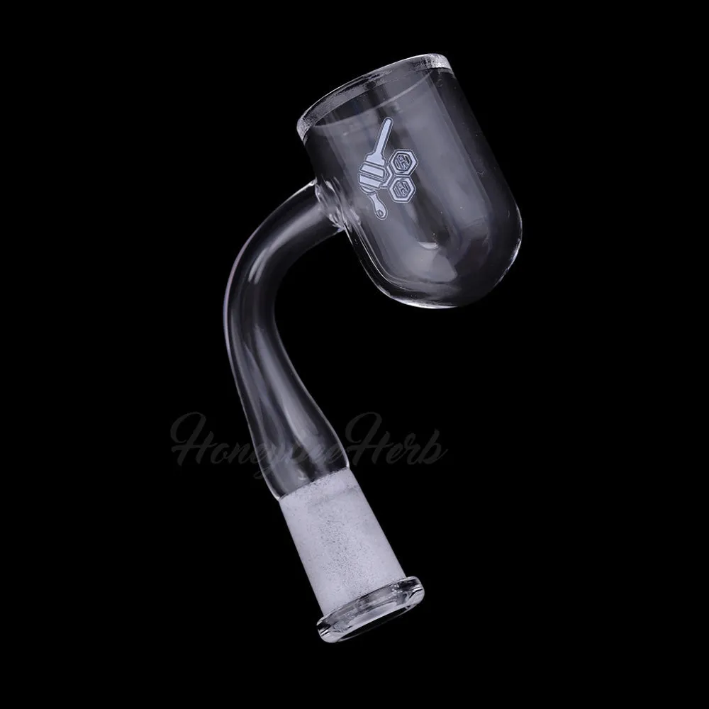 Honey Round Bottom Quartz Banger