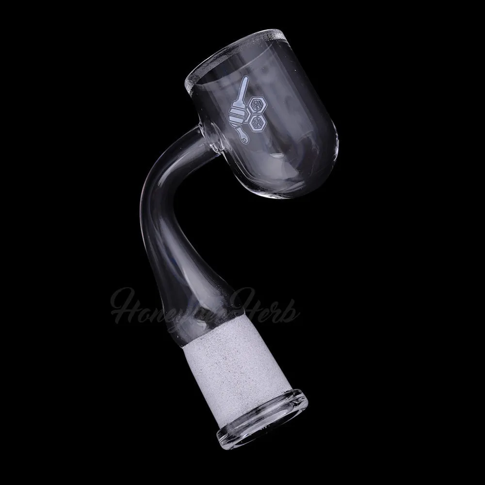 Honey Round Bottom Quartz Banger