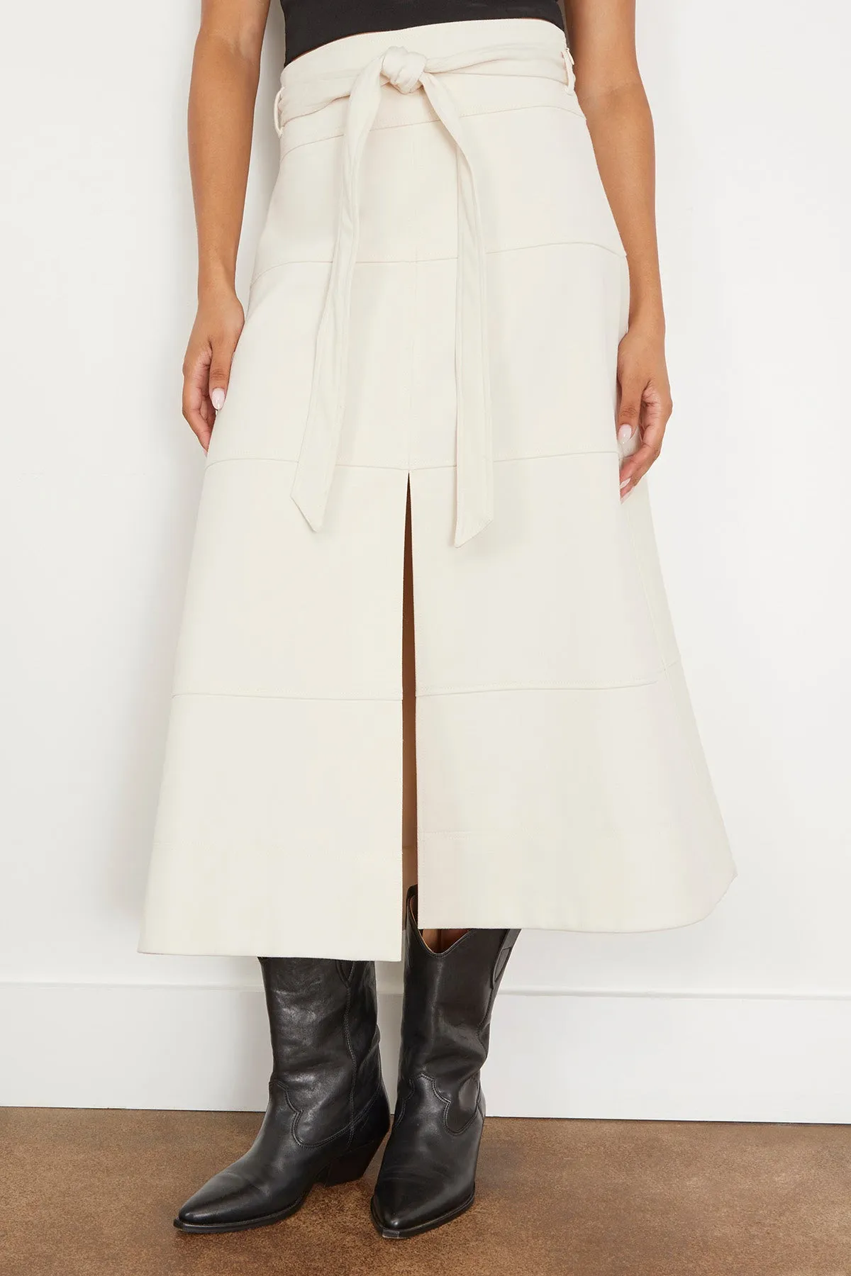 Hudson Skirt in Cream