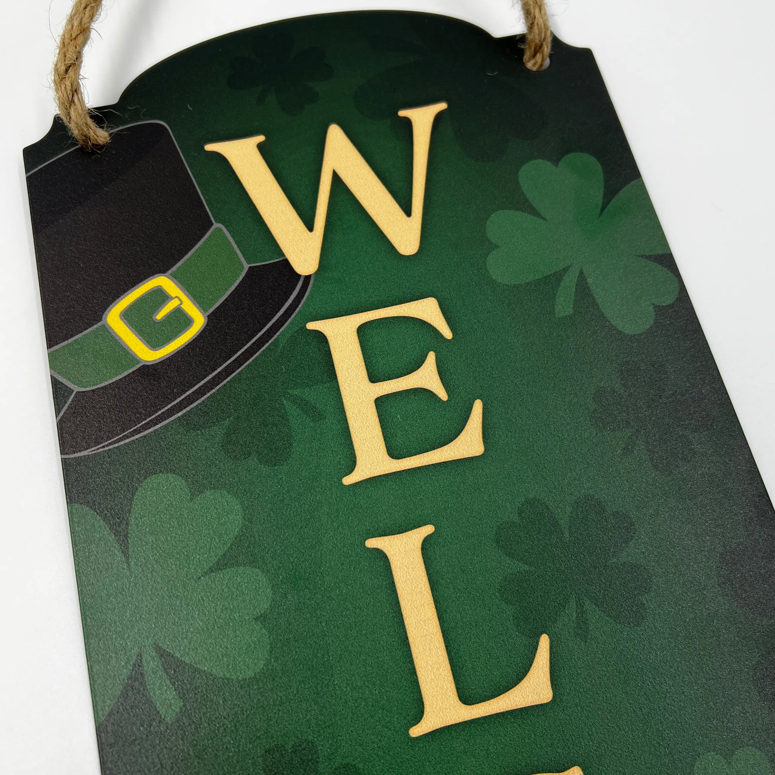 Irish Welcome With Buffalo Metal Sign