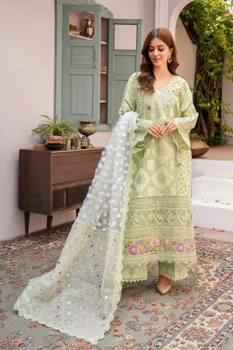 Karma Festive Embroidered Cotton Pakistani Suit KAR95