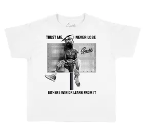 Kids Cool Grey 11 Shirt -Trust Me - White