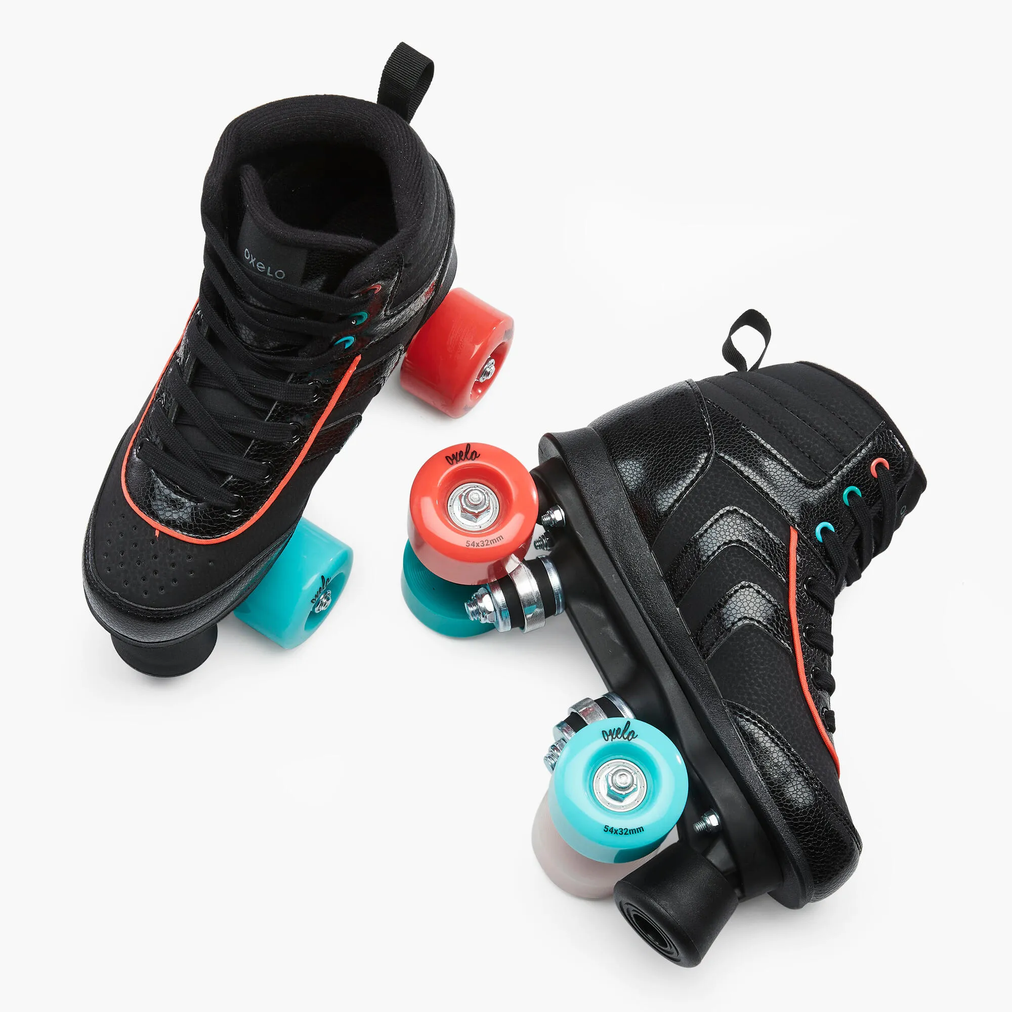 Kids' Roller Skates Quad 100 - Black