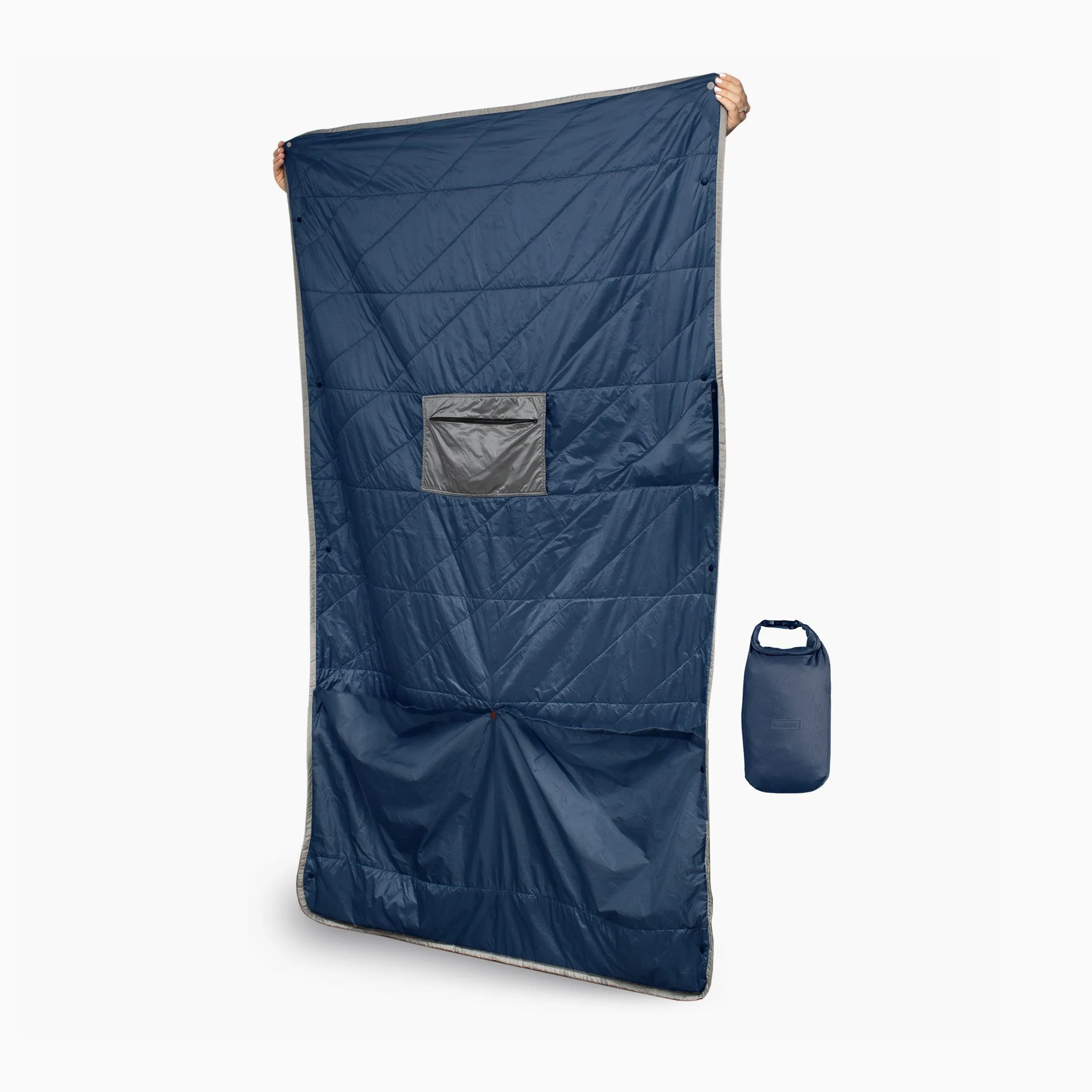 Layover™ Travel Blanket - Insulated & Packable | Blue