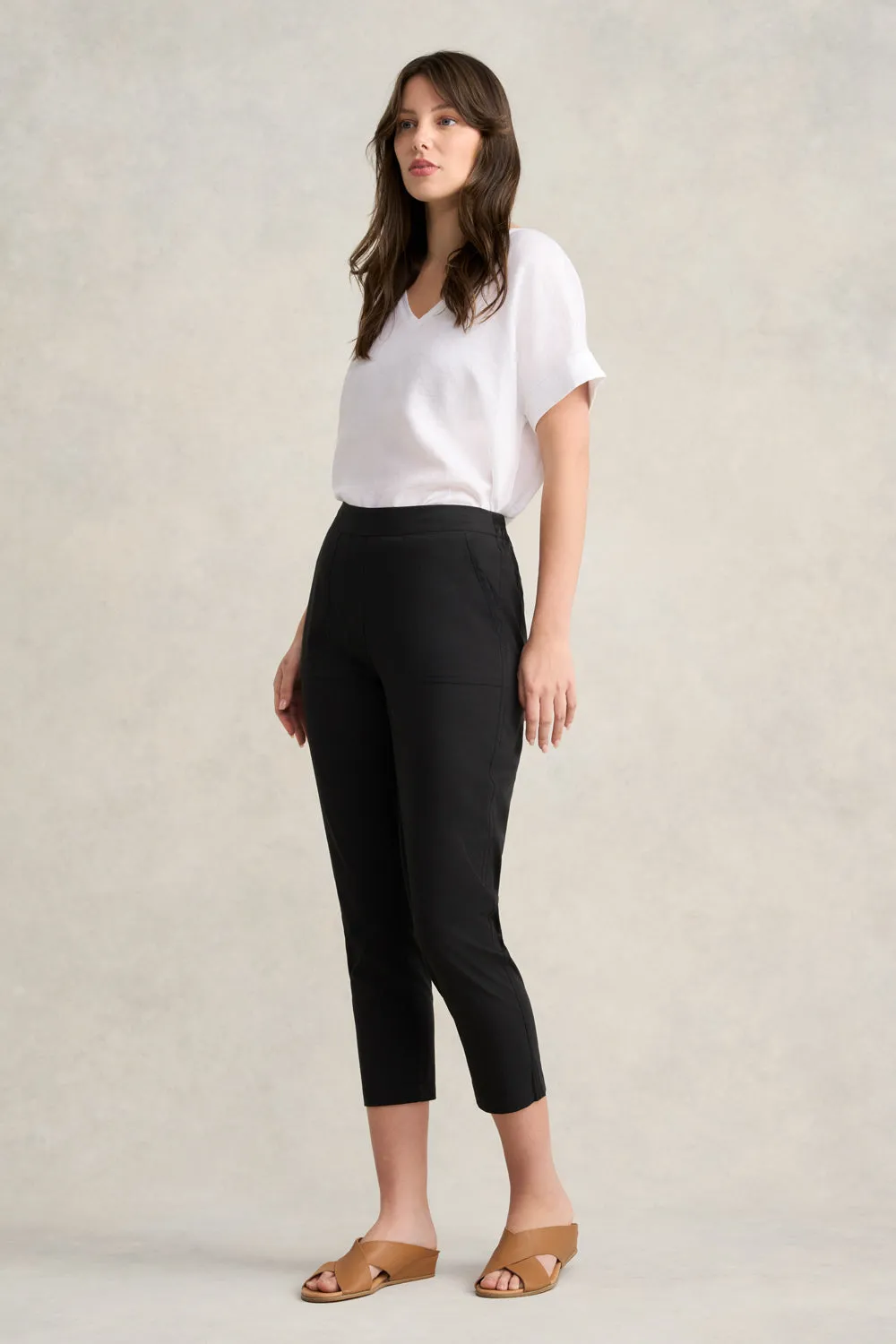 Lightweight Cotton Pant - Black