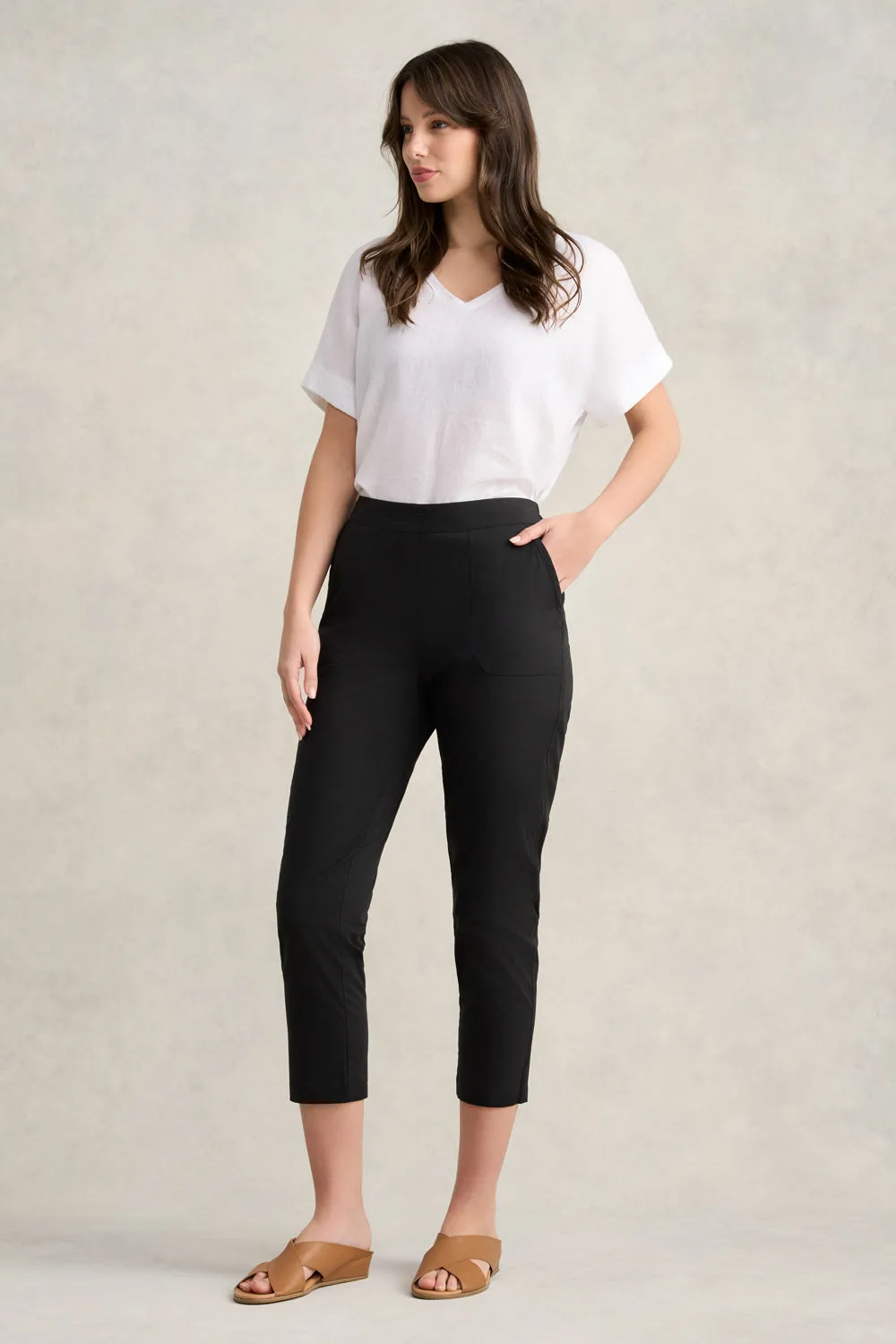 Lightweight Cotton Pant - Black