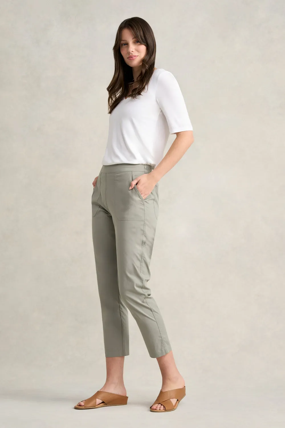 Lightweight Cotton Pant - Pistachio