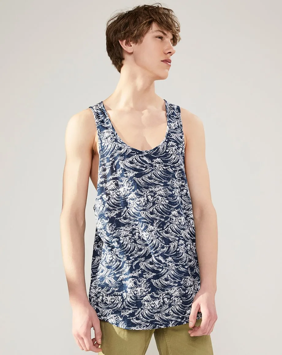 LOELA MENS VEST | NAVY