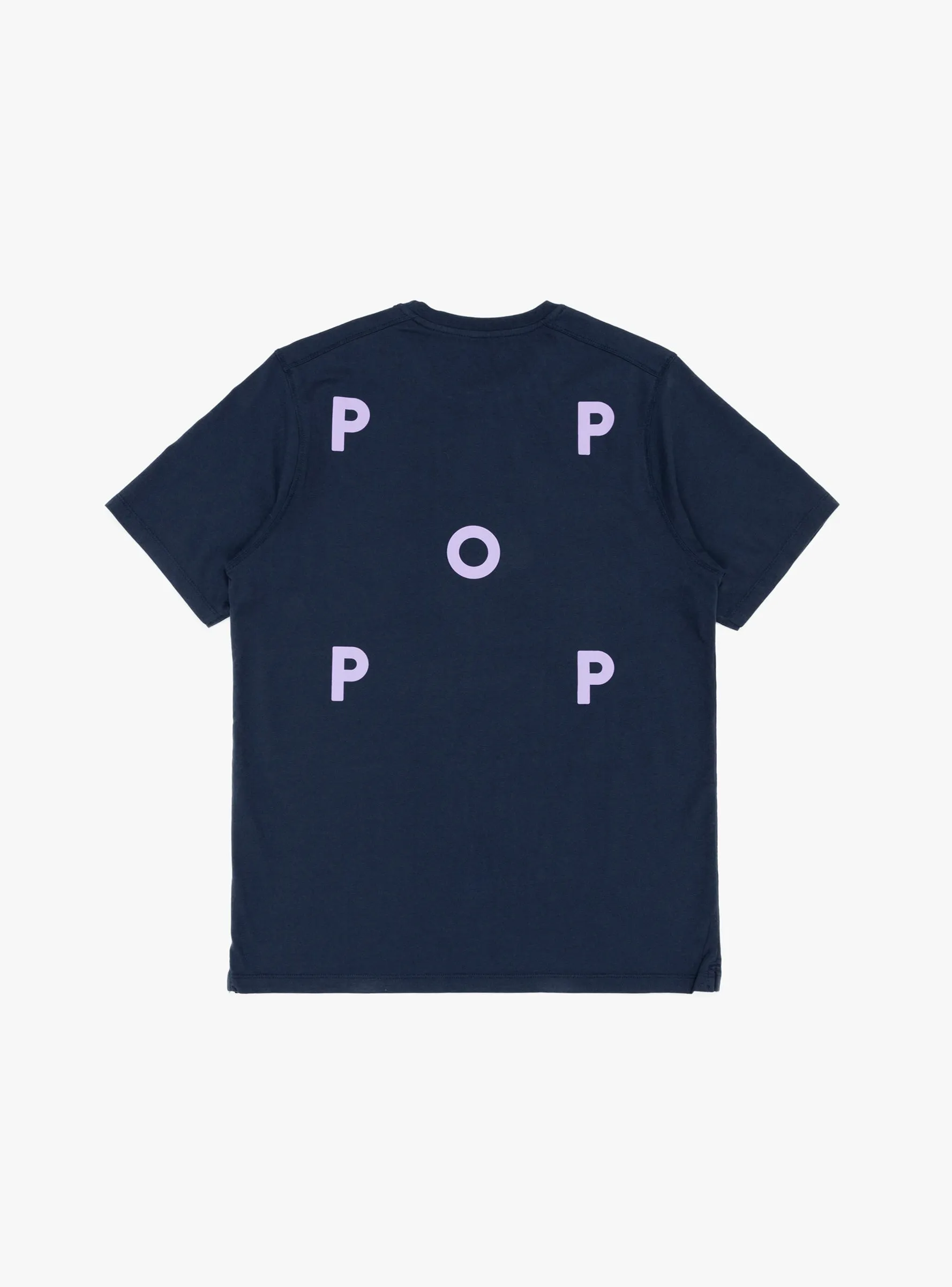 Logo T-shirt Navy & Viola