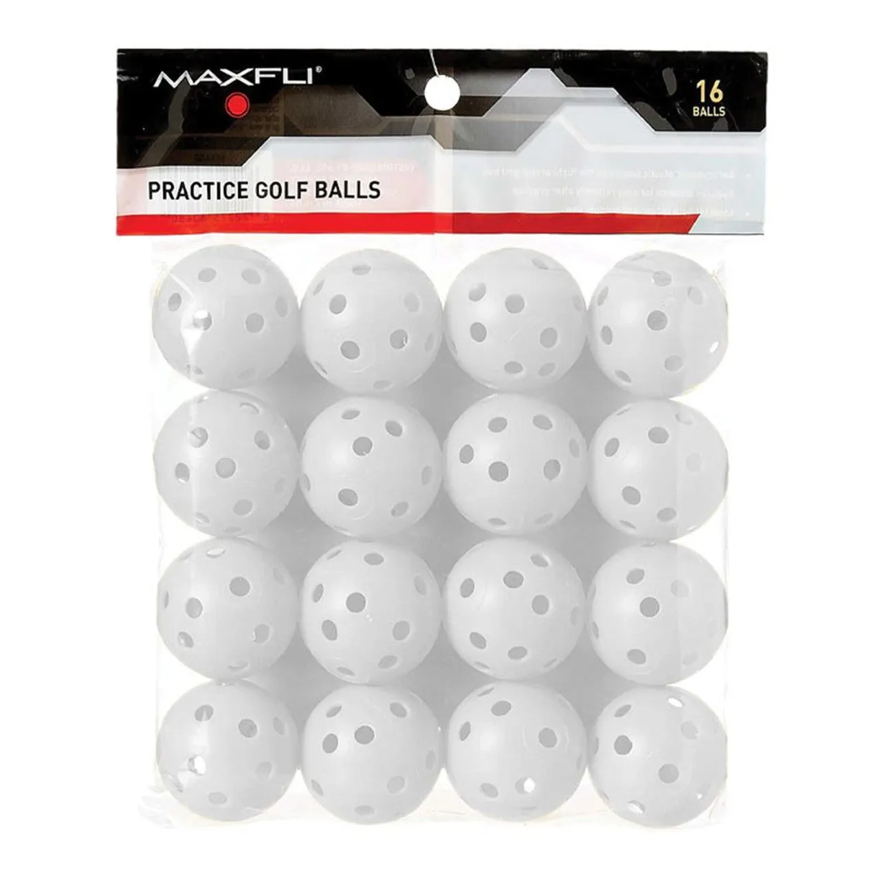 Maxfli Plastic Practice Golf Balls