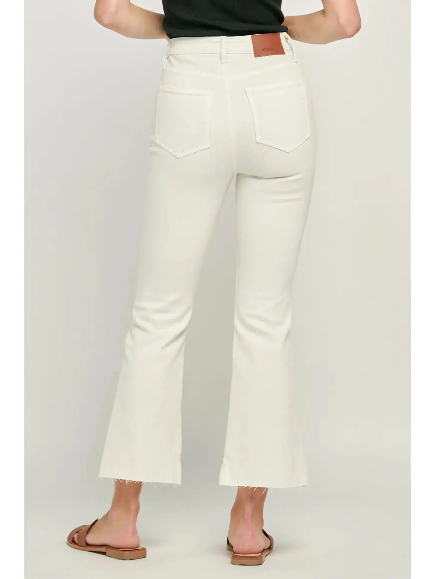 Melanie Crop Flare Jeans