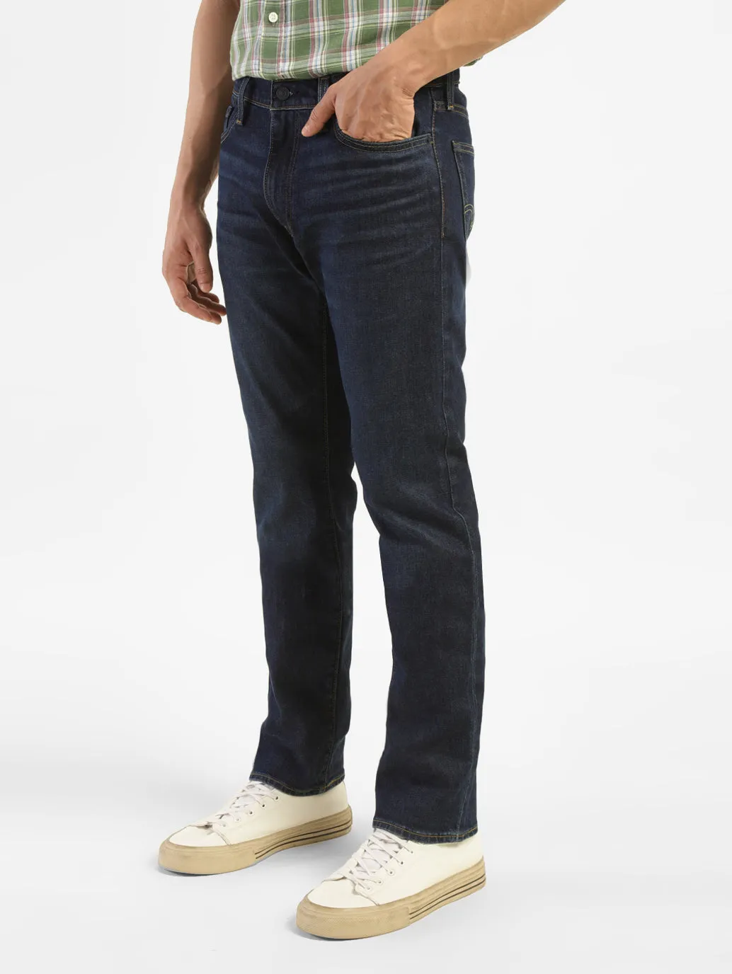 Men's 513 Blue Slim Straight Fit Jeans