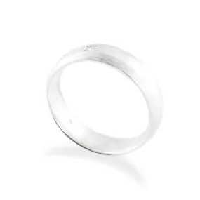 Men's Princess Diamond Brushed and Polished Wedding Band