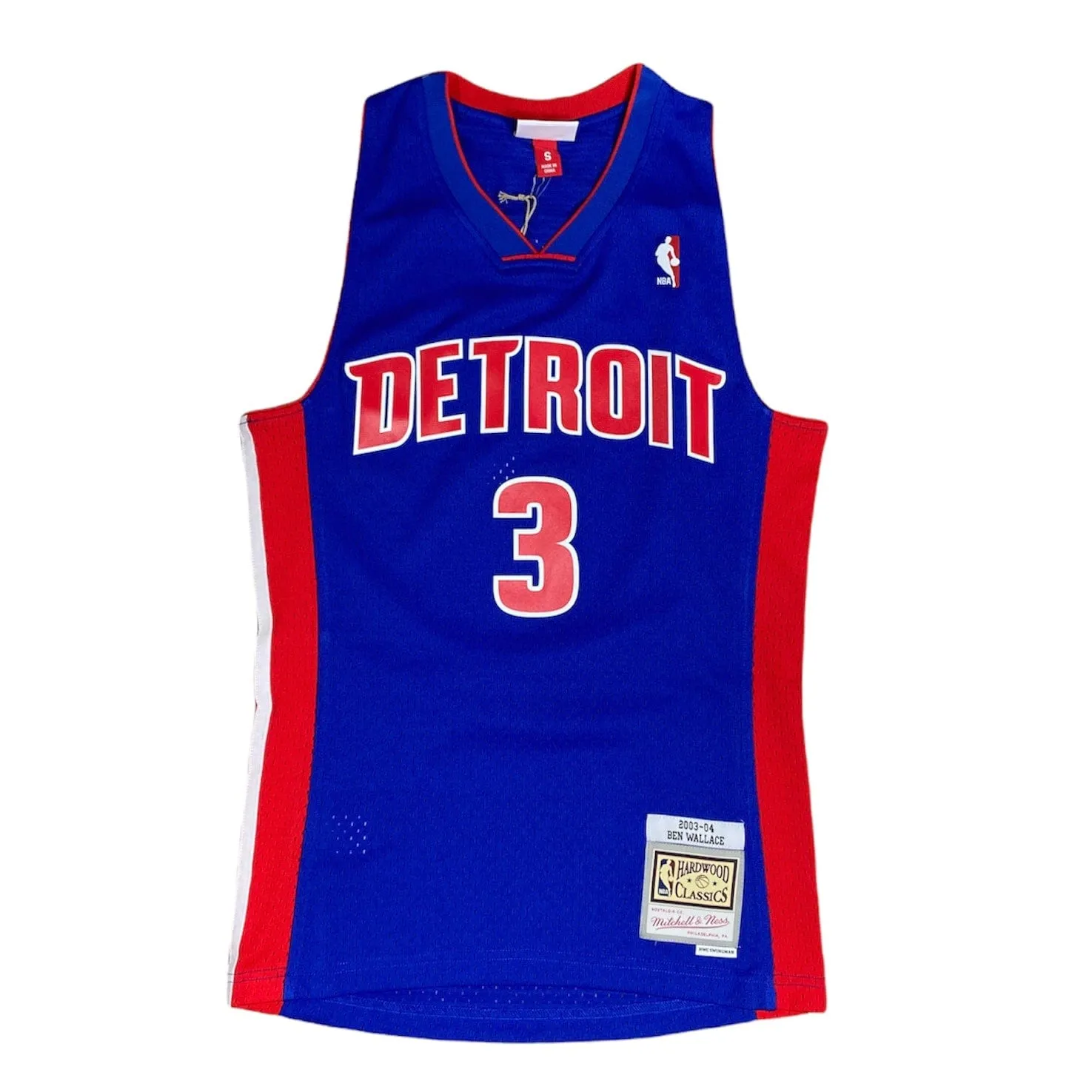 Mitchell & Ness Nba Detroit Pistons Ben Wallace Swingman Jersey (Royal)