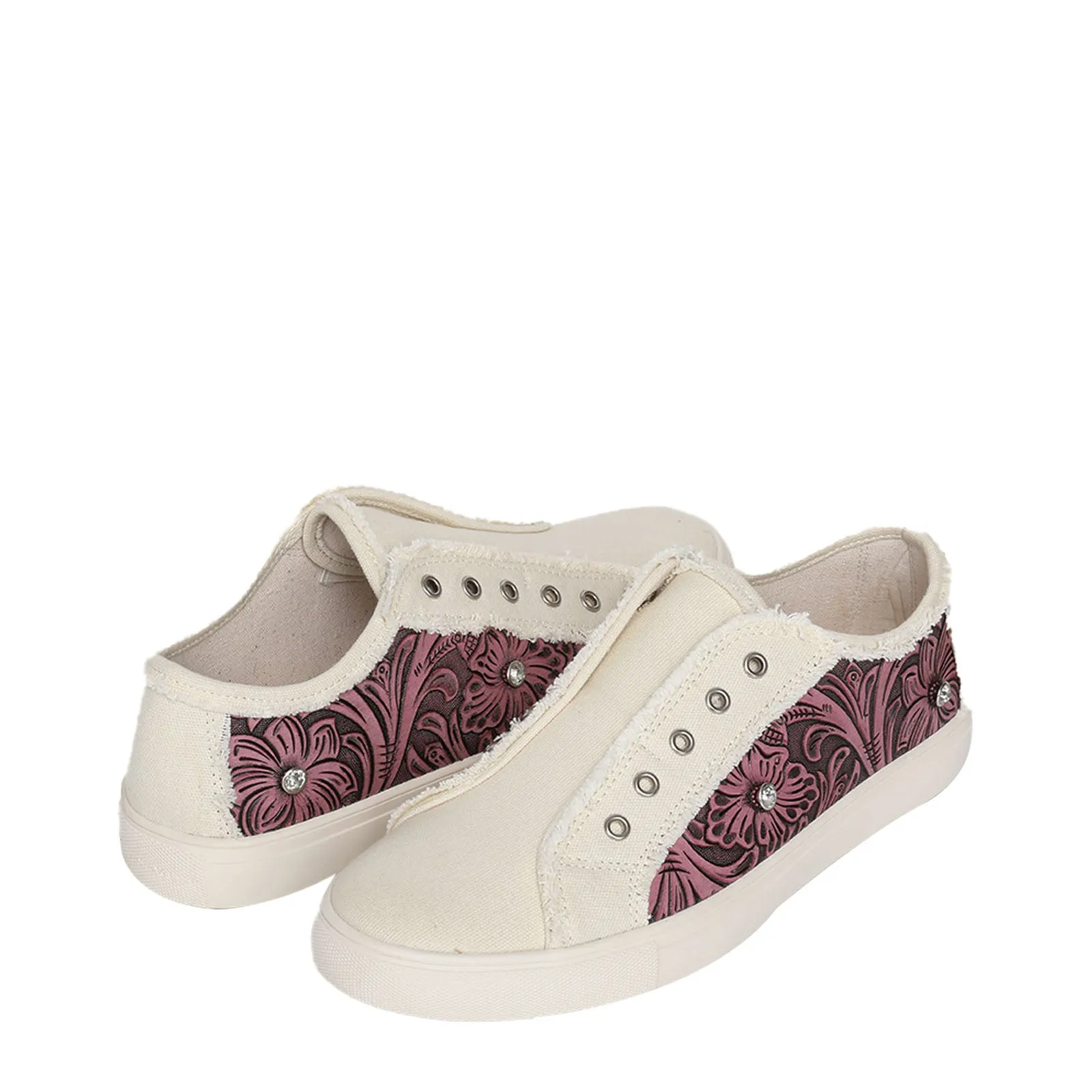 Montana West Floral Canvas Shoes