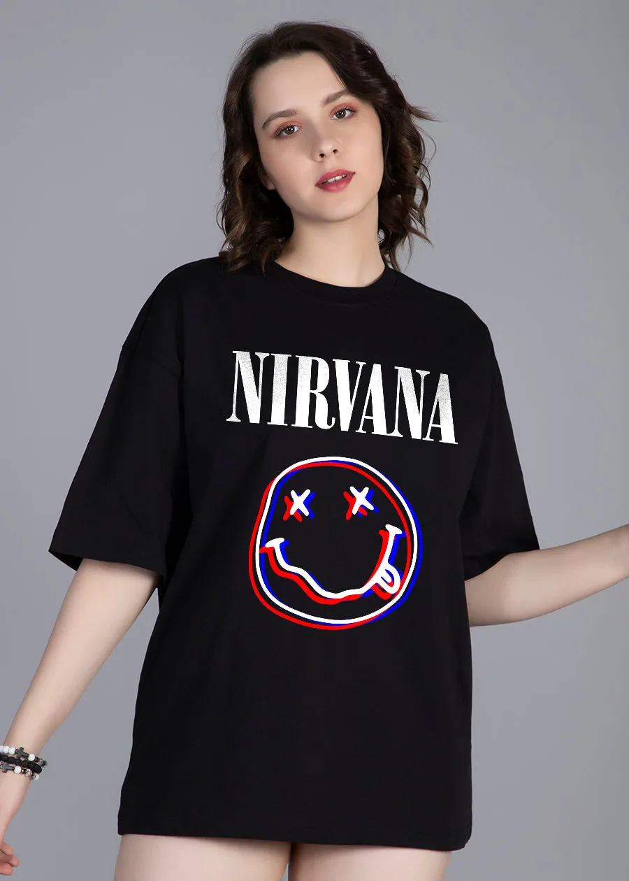 Nirvana Women Oversized T-Shirt