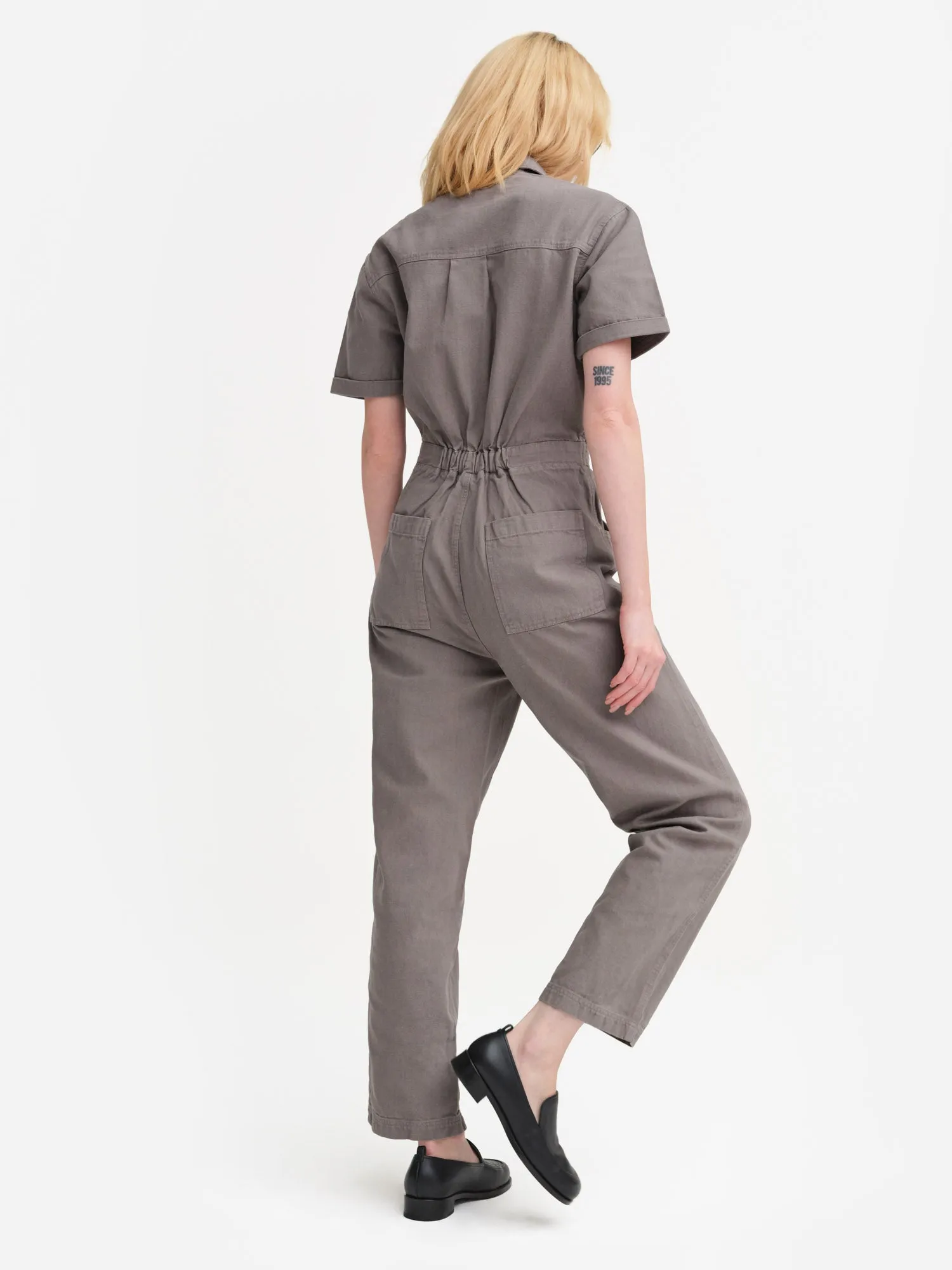 Organic Cotton Canvas Jumpsuit