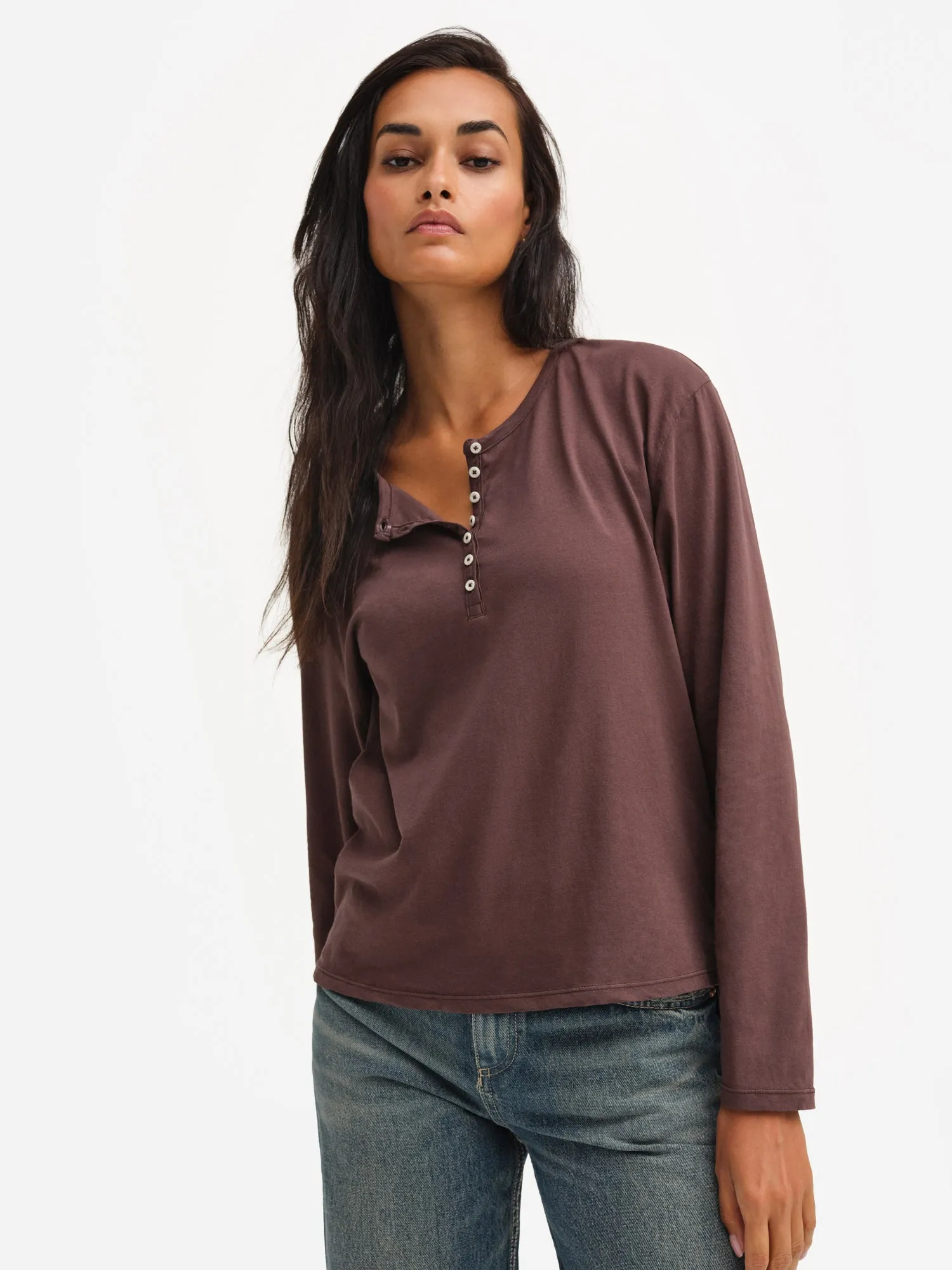 Organic Cotton Henley Tee