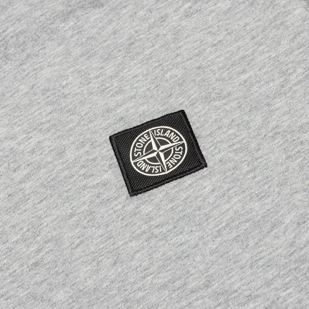 Patch Logo L/S Tee - Melange Grey