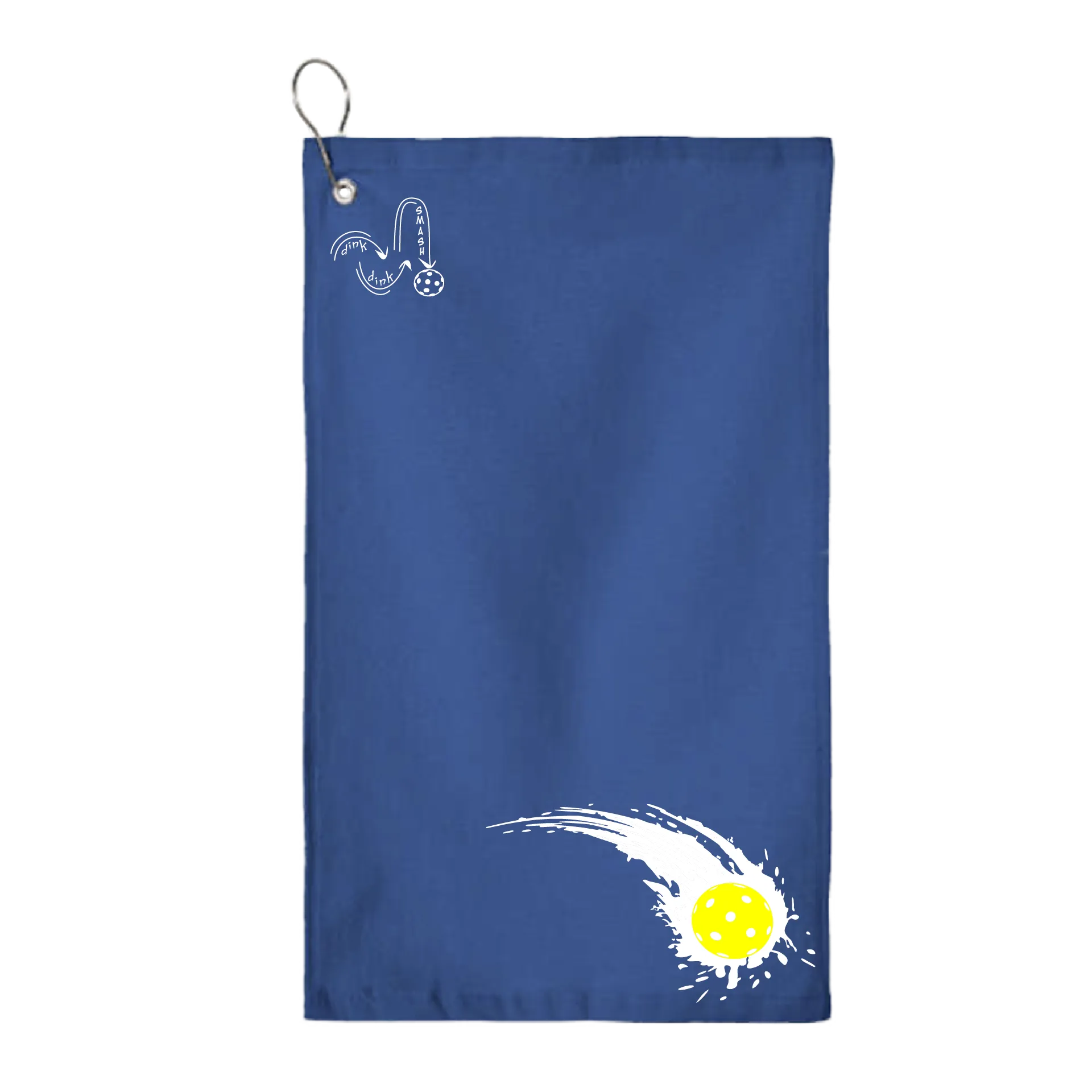 Pickleball Impact | Pickleball Court Towels | Grommeted 100% Cotton Terry Velour