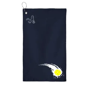 Pickleball Impact | Pickleball Court Towels | Grommeted 100% Cotton Terry Velour