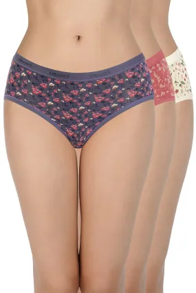 Print Low Rise Hipster Panties (Pack of 3)