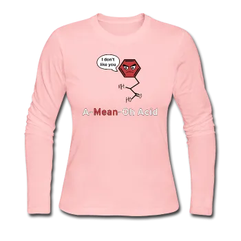 "A-Mean-Oh Acid" - Women's Long Sleeve T-Shirt