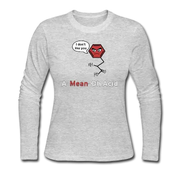 "A-Mean-Oh Acid" - Women's Long Sleeve T-Shirt