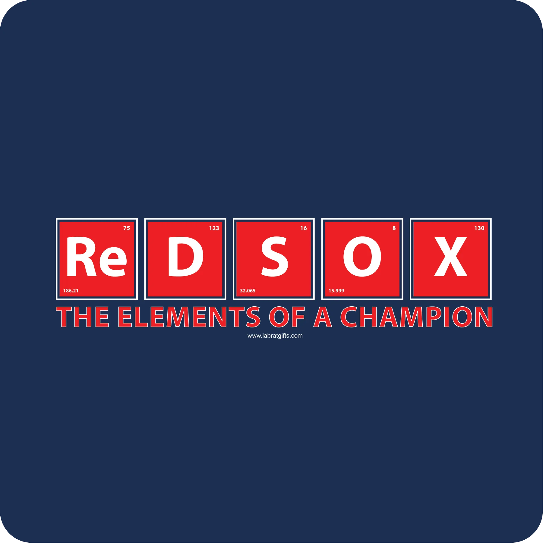 "Red Sox, The Elements Of A Champion" - Men's T-Shirt