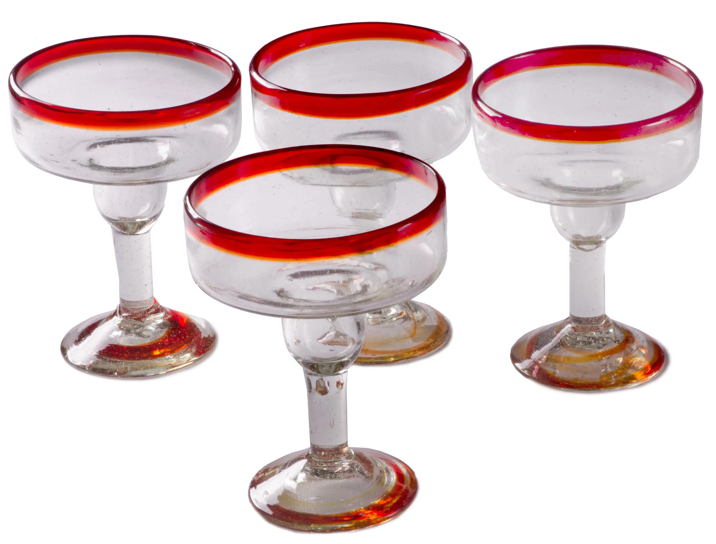 Red Rim Coupette Margarita - 12 oz - Set of 4