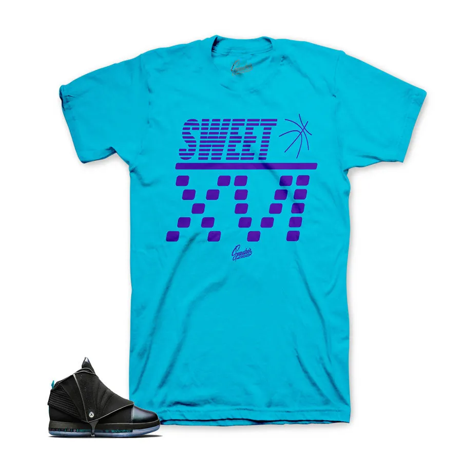 Retro 16 CEO Shirt - Sweet XVI - Teal