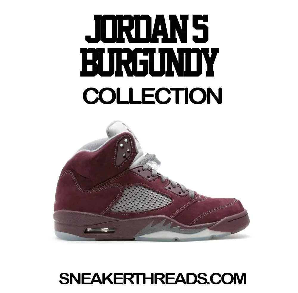 Retro 5 Burgundy Mindset Shirt